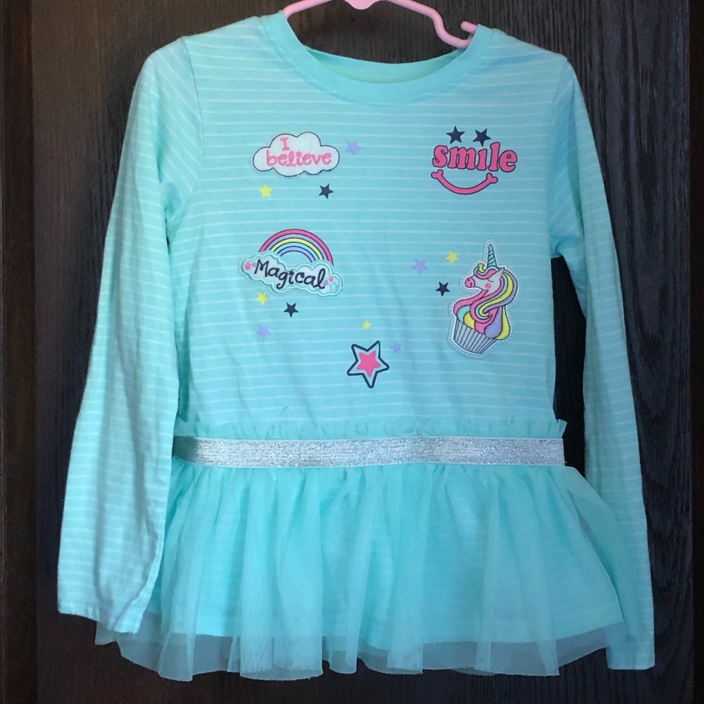 *5/$15* Garanimals Unicorn + Rainbow Girls’ Shirt